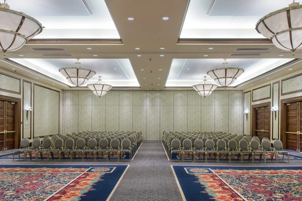 A grand hotel event hall