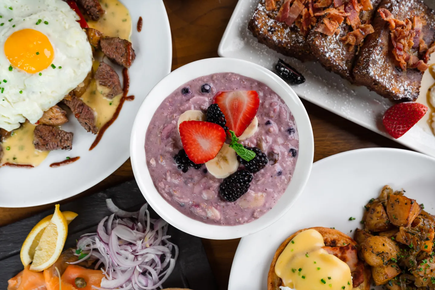 Bowl of muesli with fruit